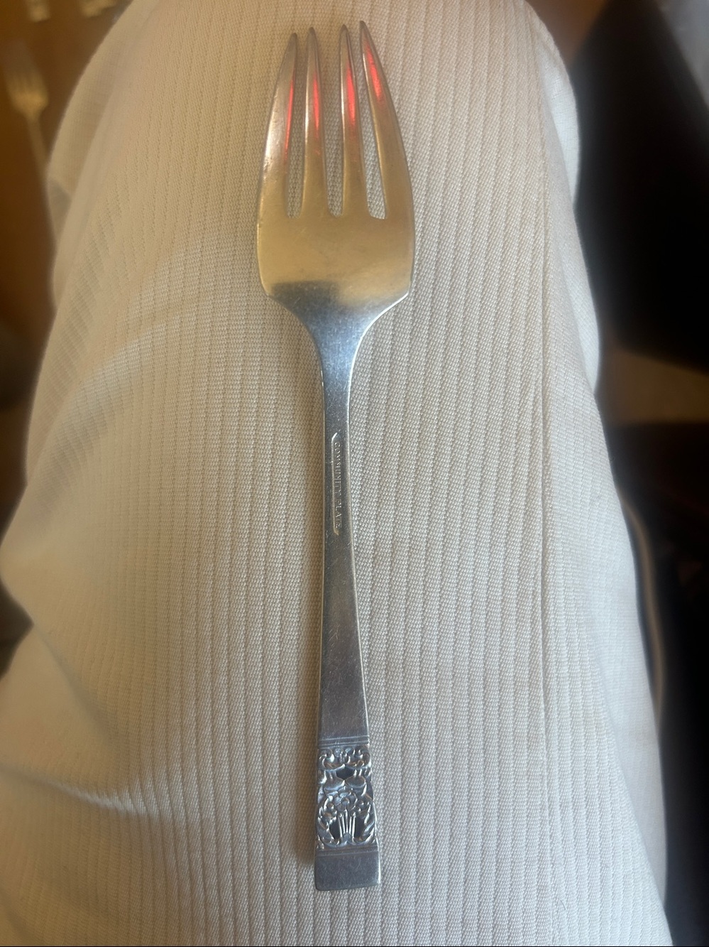 Stainless Steel Ornate Handle Dessert Flatware Set - Silver 14 piece - Picture 7 of 10